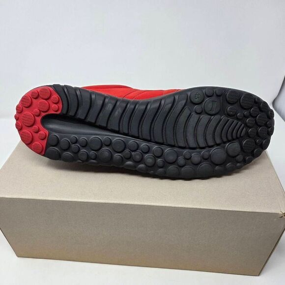 CAMPER CANICA RED BLACK NUBUCK RUNNING SNEAKERS SHOES MENS SIZE 12 EU 45 NEW - Picture 7 of 8